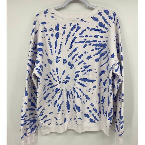 Wound Up Womens Sarcasm Level Expert Blue White Sweatshirt Sweater Top NEW XXL - Picture 2 of 10